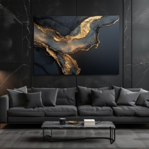 Signature Blue & Gold Horse